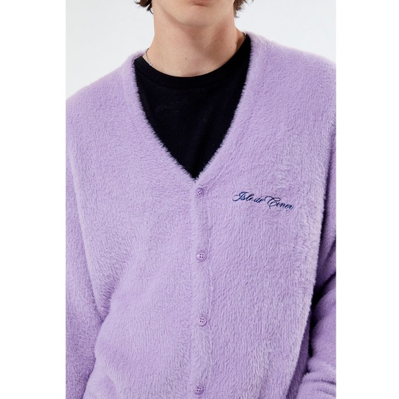 Coney Island Picnic Tax Haven Fuzzy Cardigan Medium - Picture 3 of 14